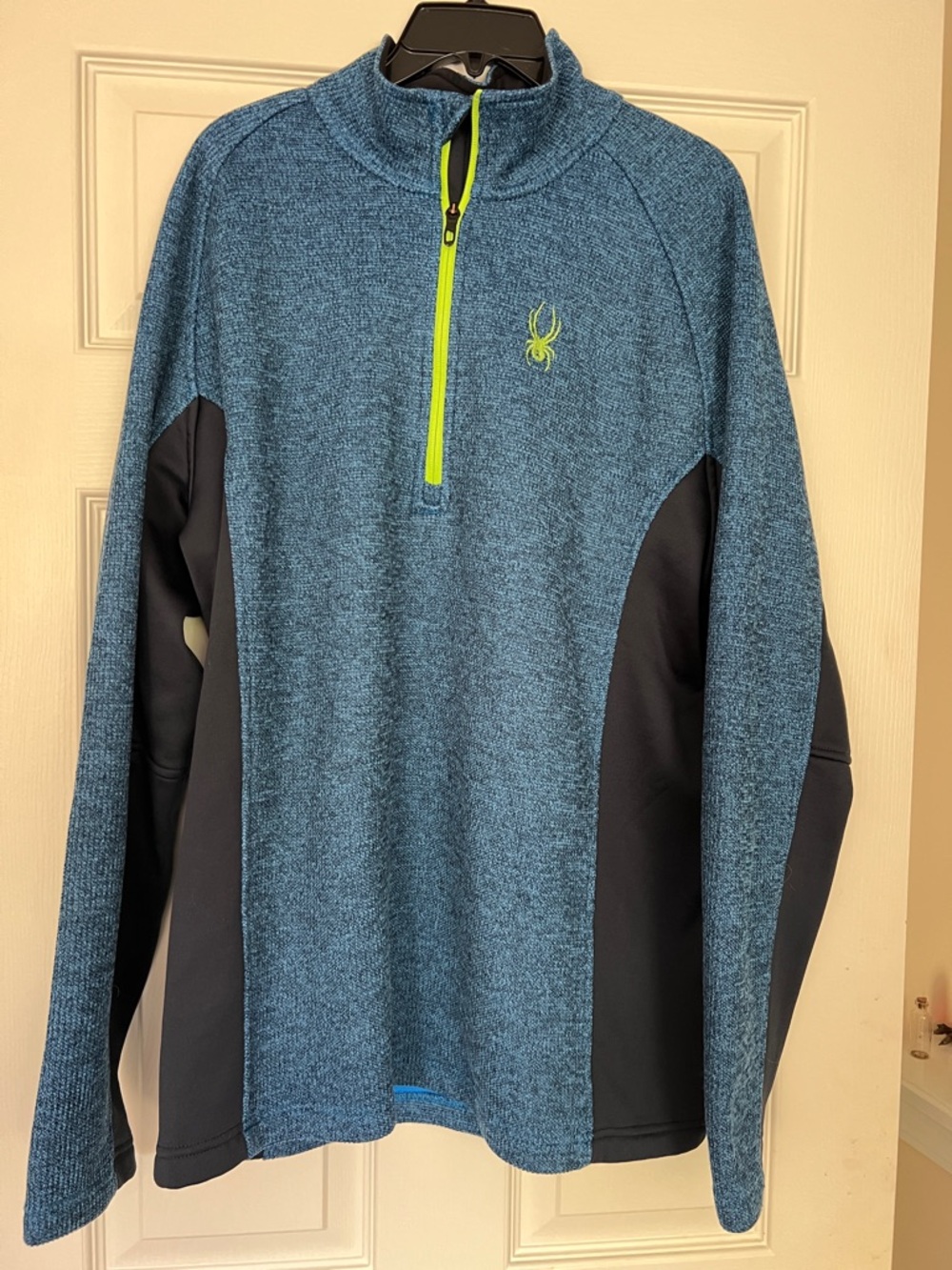Spyder men’s 1/4 zip sweater thermal jacket xl